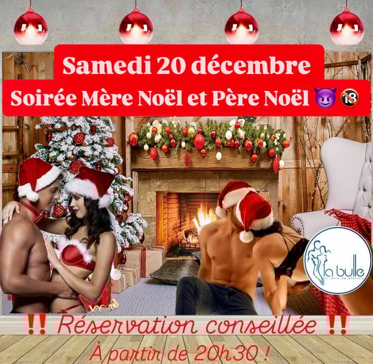 Soirée de Noël La Bulle Sauna