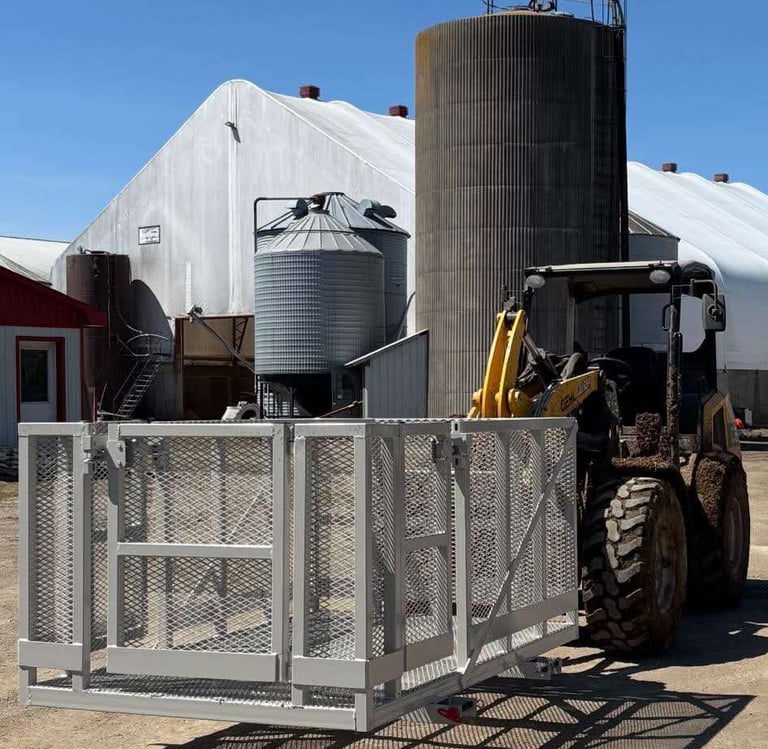 loader custom man basket work platform