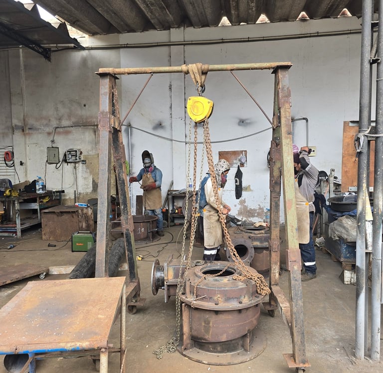 Equipo fabricado para minería
