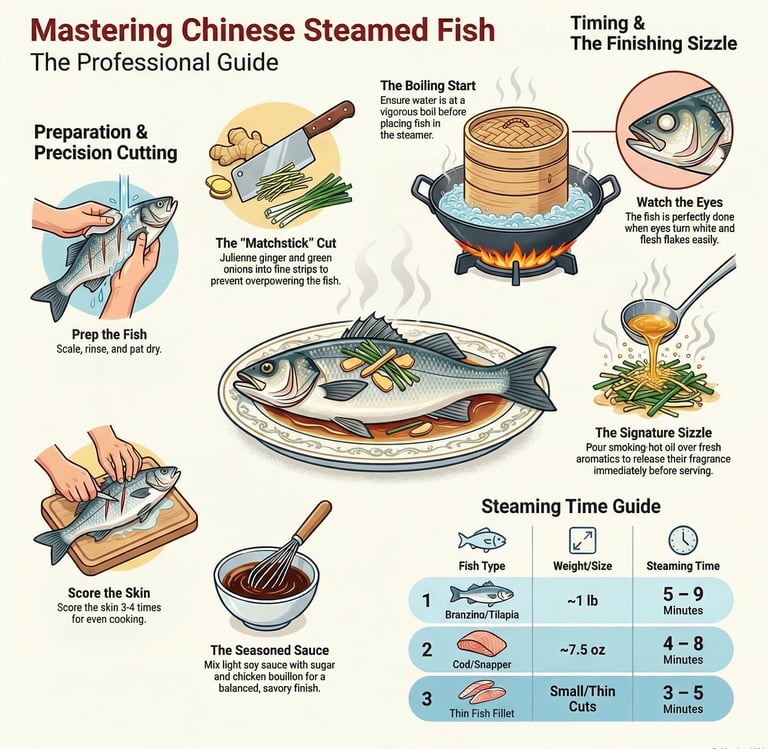 Chinese Steam Fish Menu