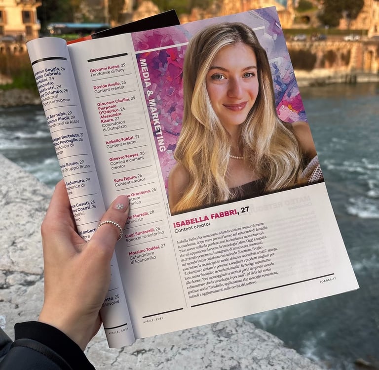 Isabella Fabbri Hopebelle Forbes Under 30