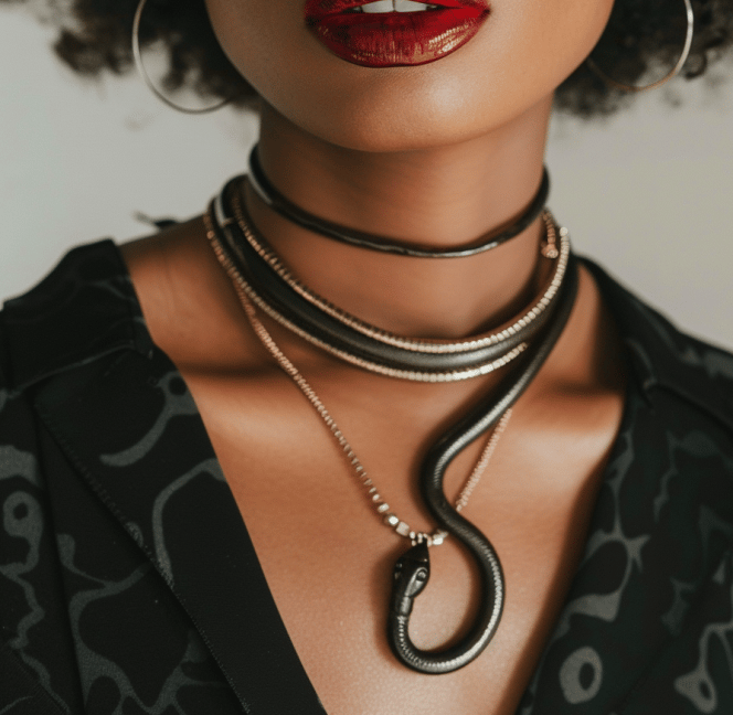 Snake Necklaces Serpent Jewelry . Gold Snake Chain Necklace
