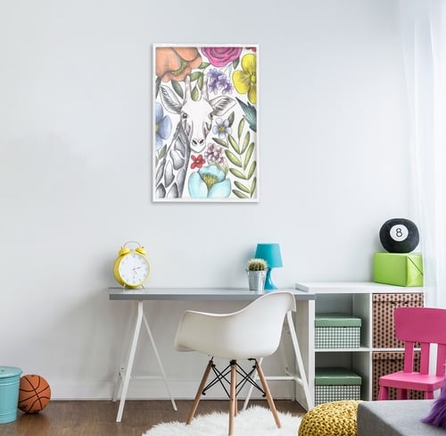Kids Rooms with Giraffe Wall Art