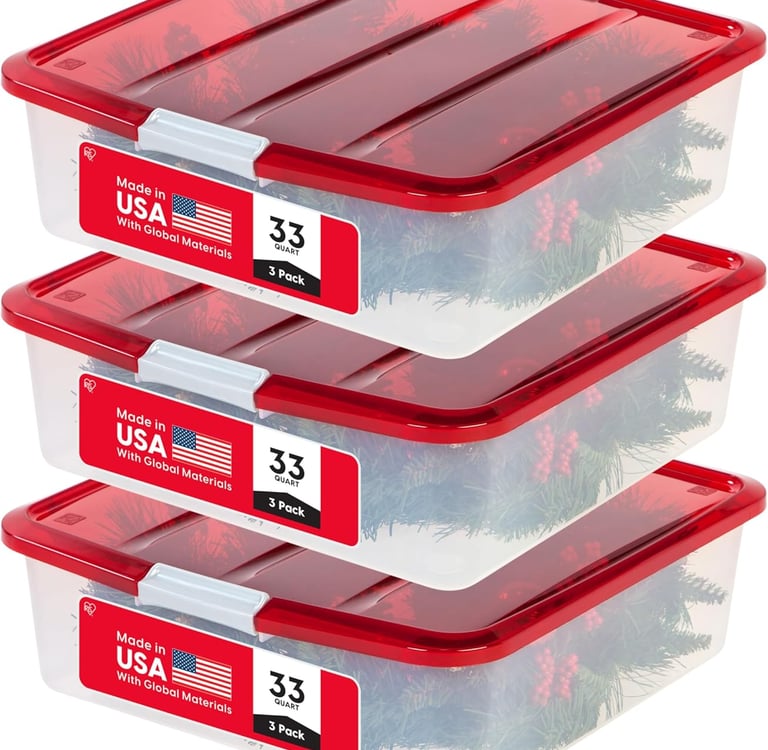 Stackable Wreath Storage Organizer