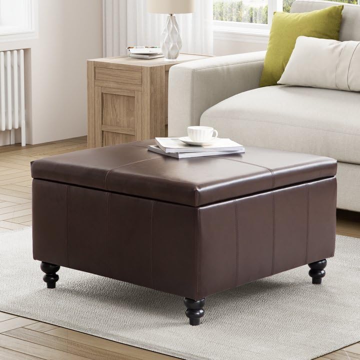 Ottoman Coffee Table with Storage for Living Room