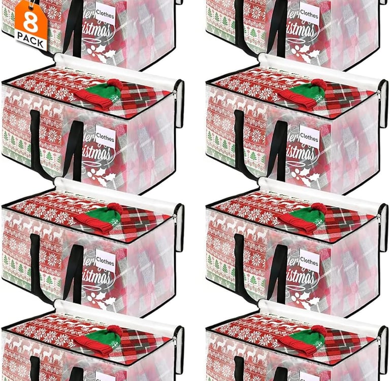 Christmas Textiles Storage Bags