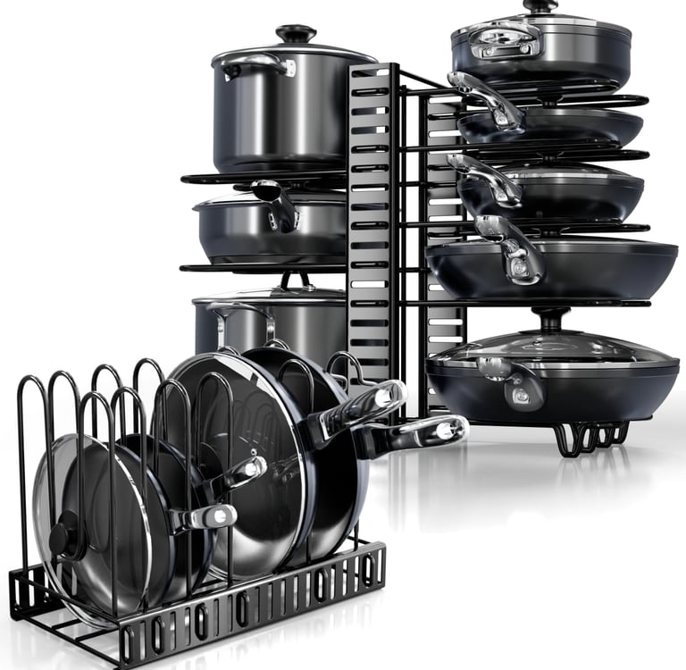 Customizable Rack for Pots and Pans