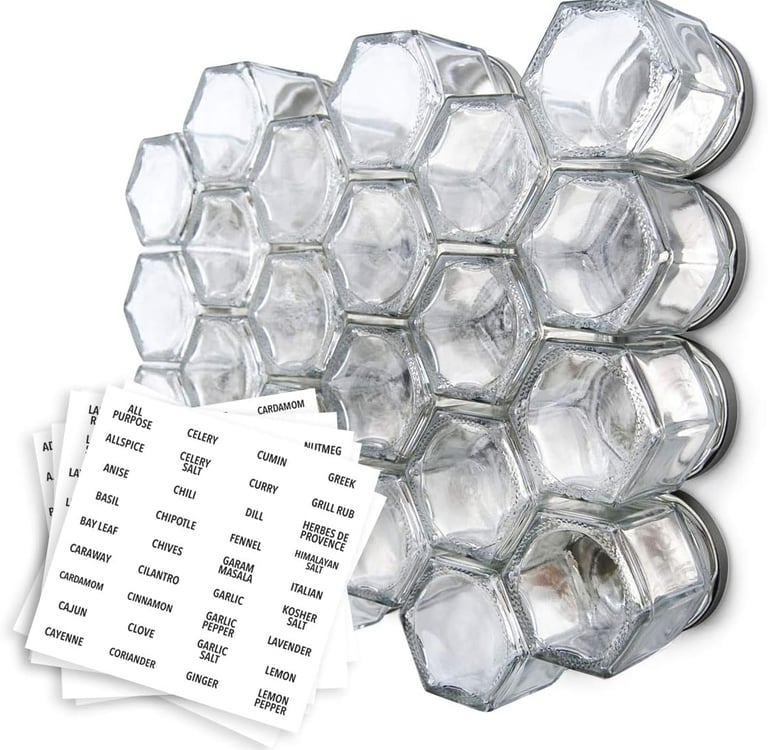magnetic spice jars