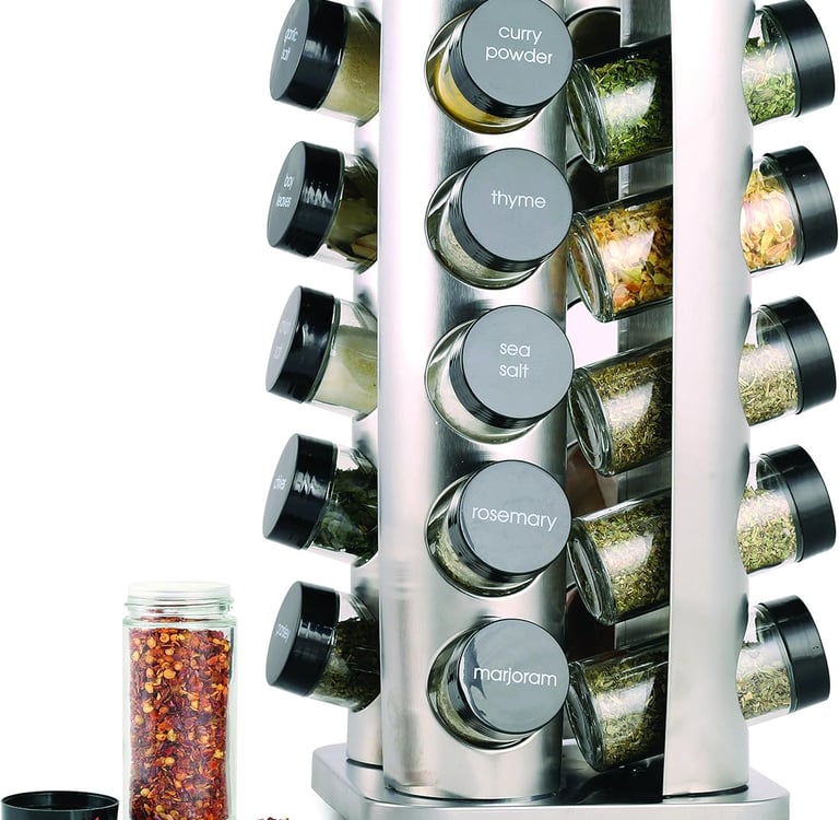Revolving Spice Tower Organizer