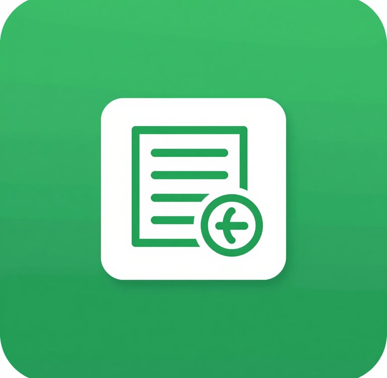 green and white apple logo