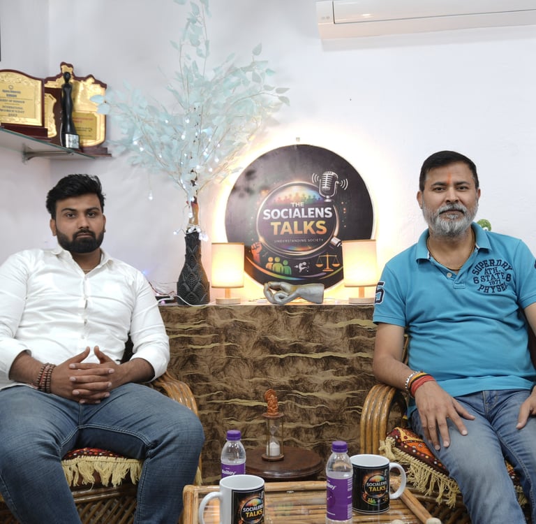 Chirag Tanwar Swami Ji podcast on spirituality and reality The Socialens Talks