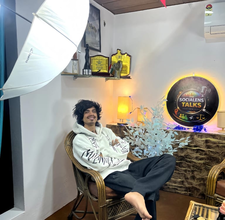 Prince Divas Dabral podcast discussion The Socialens Talks dance journey struggle life perspective