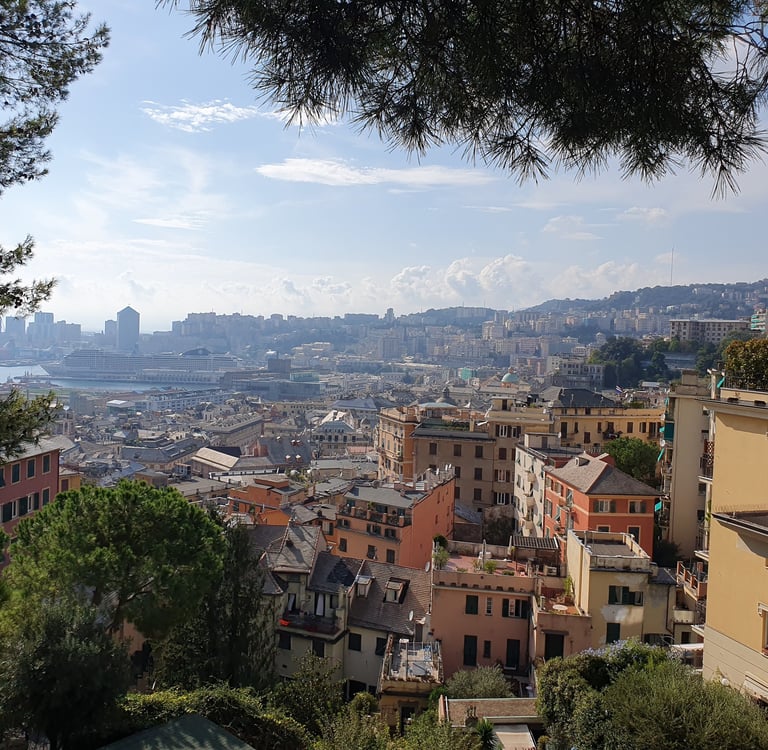 Views from Spianata Castelletto terrace