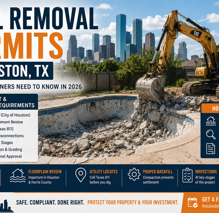 2026 Need To Know Pool Removal Permits Houston TX HouseDemoTX
