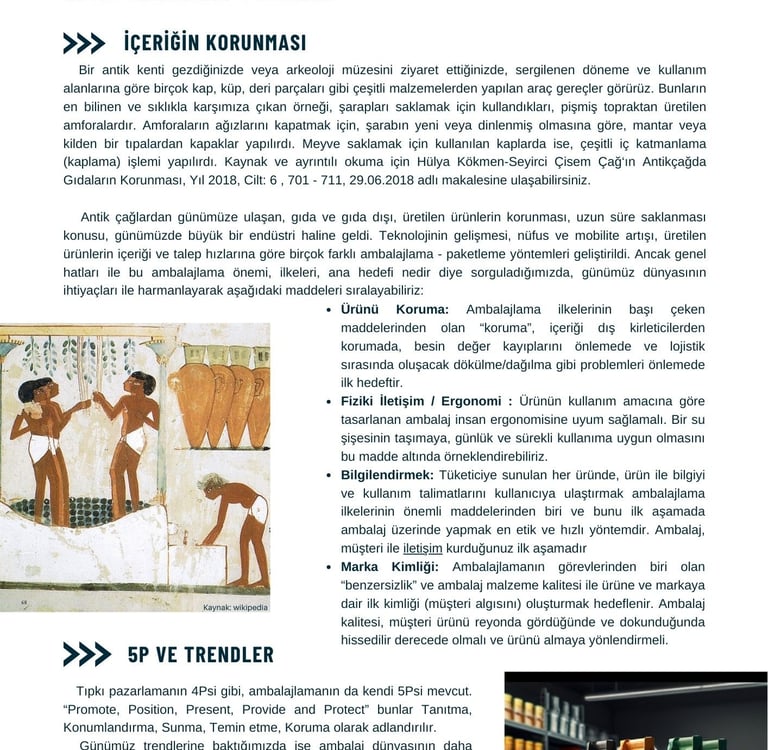 Ambalaj tarihi ve pazarlama trendleri