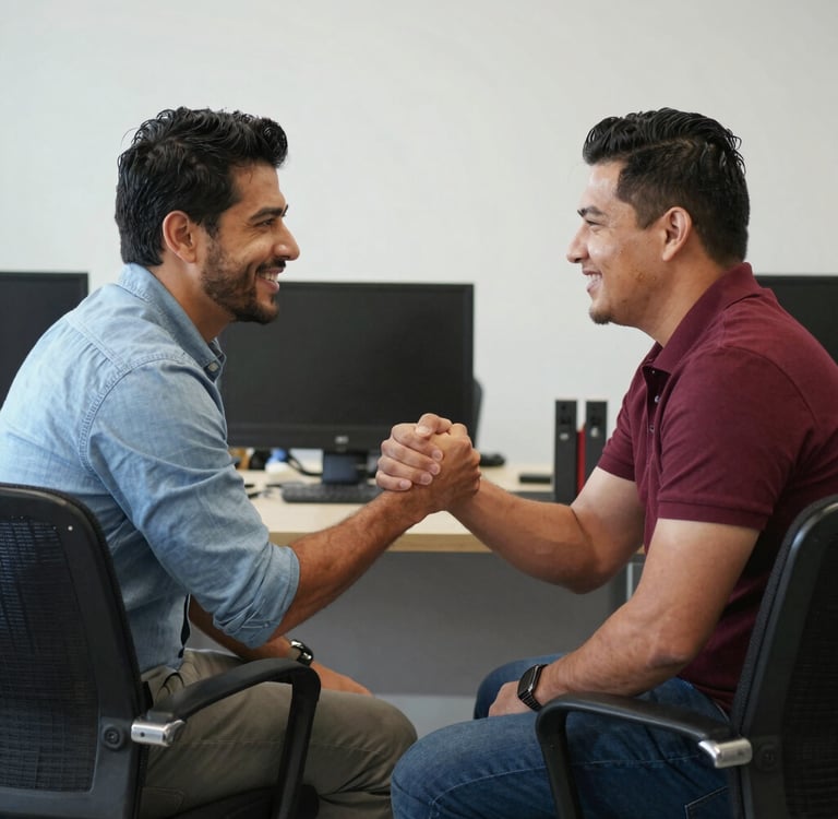Children playing football joyfully at the academy grounds during a sunny day