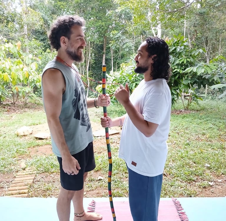 Momento de troca profunda e verdadeira