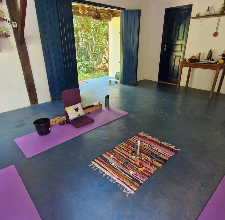 Sala da Casa Cura é utilizada para as sessões terapêuticas