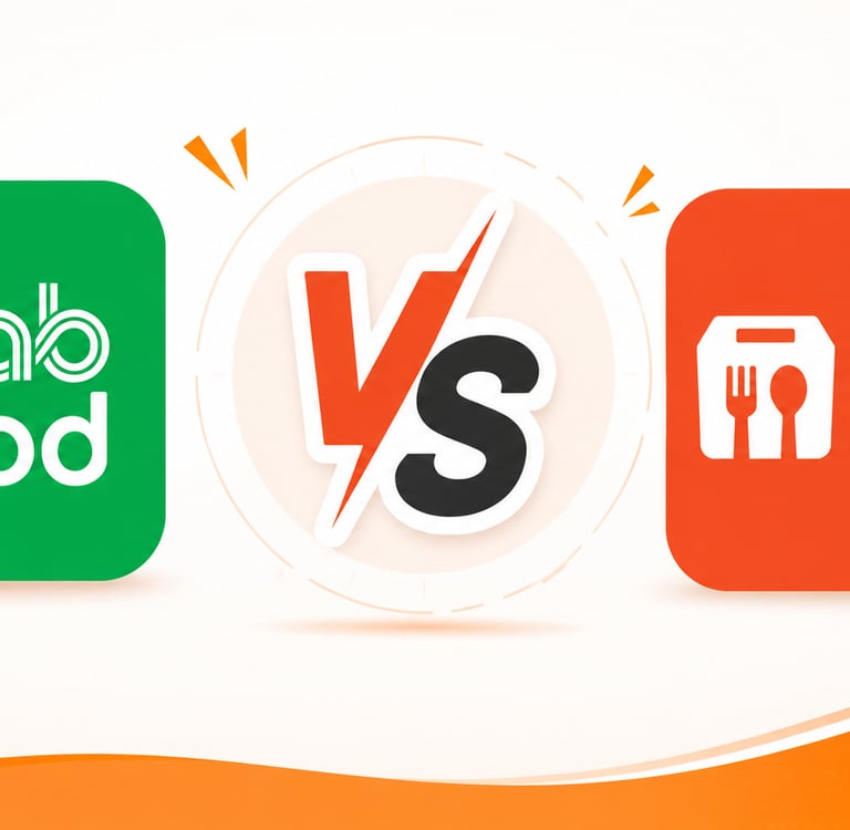 chọn grabfood hay shopeefood so sánh chi tiế