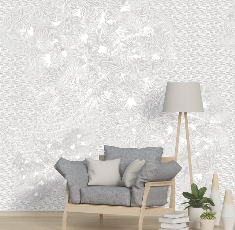 Pines canvas design printed on Dimense Media Matt