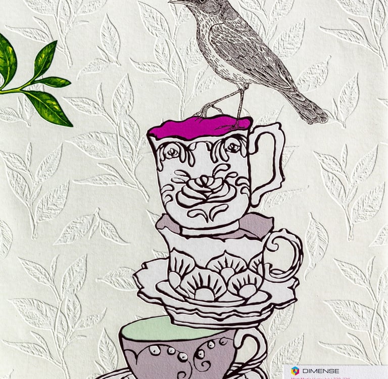 Close-up of Tea Time texture on Dimense Media Matt