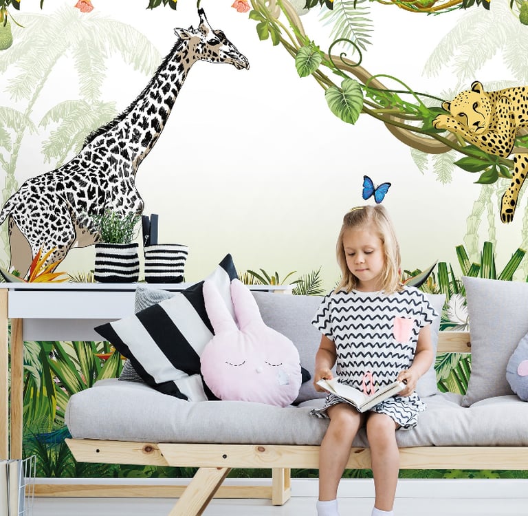 Jungle canvas design printed on Dimense Media Matt