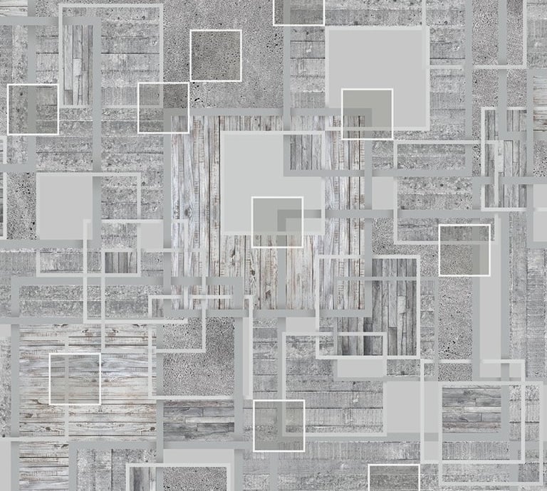 Close-up of Wood & Concrete texture on Dimense Media Silver