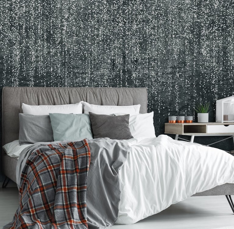 Magic Rain wall design on Dimense Media Gold