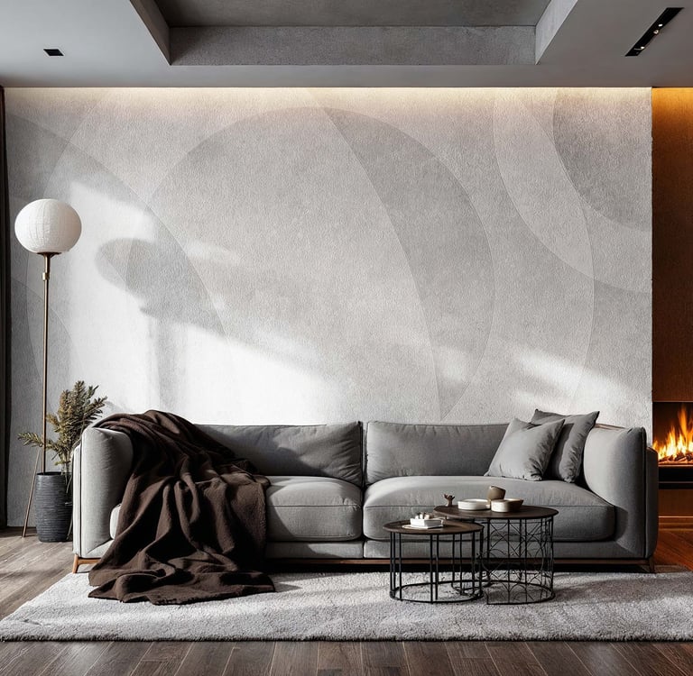 Paintable Dimense textured wall decor for interiors