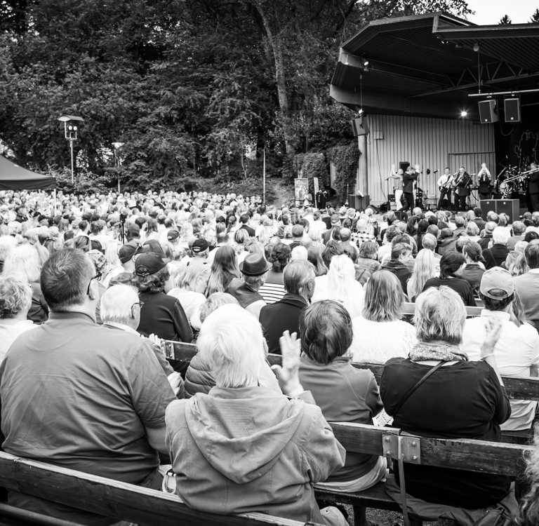 Utomhus konsert med Rock n Roll Machine
