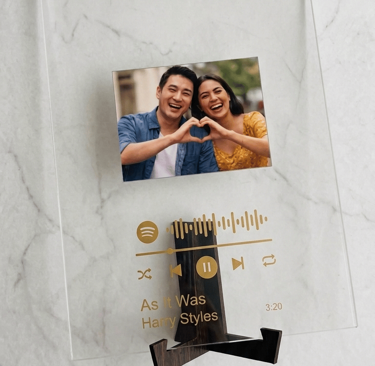 customized spotify plaque