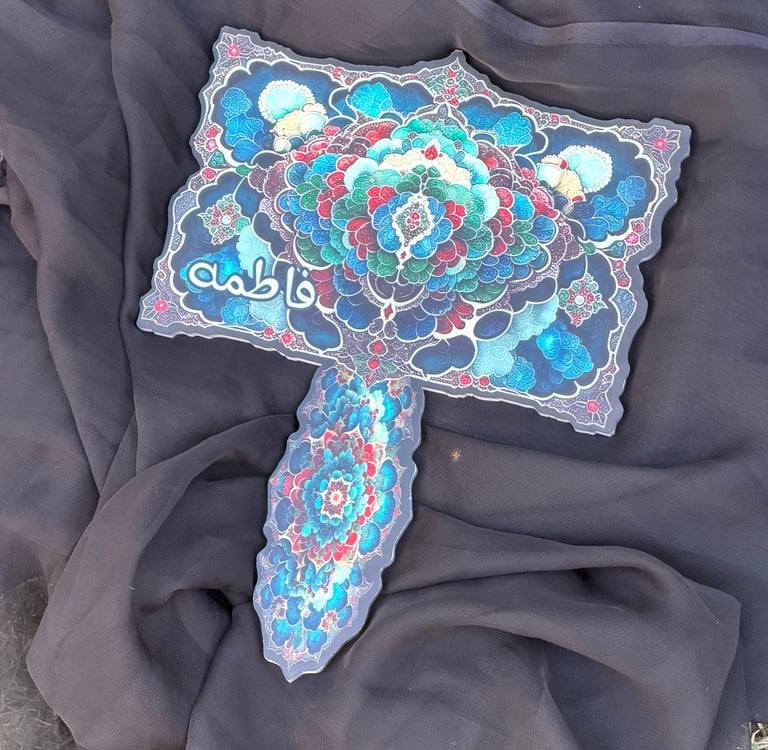 personalized hand mirror for brides