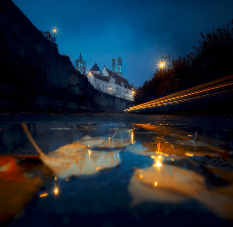 Paysage urbain graphique et architectural par David Keochkerian