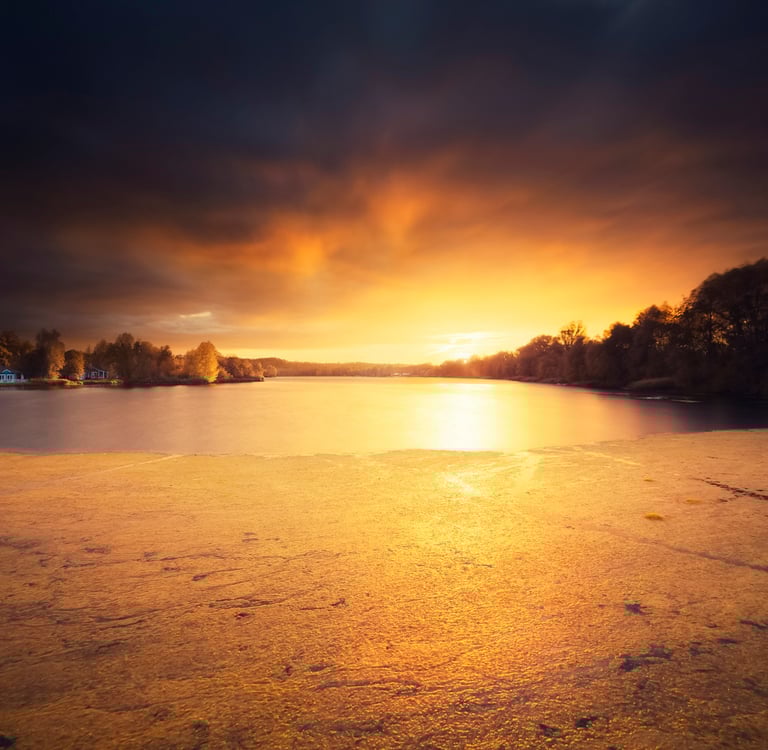 Paysage infrarouge artistique par David Keochkerian