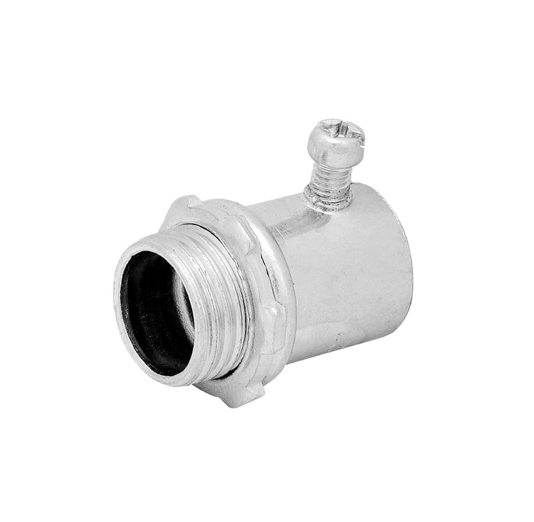 Conector de acero galvanizado para tubo emt TRL Industrias