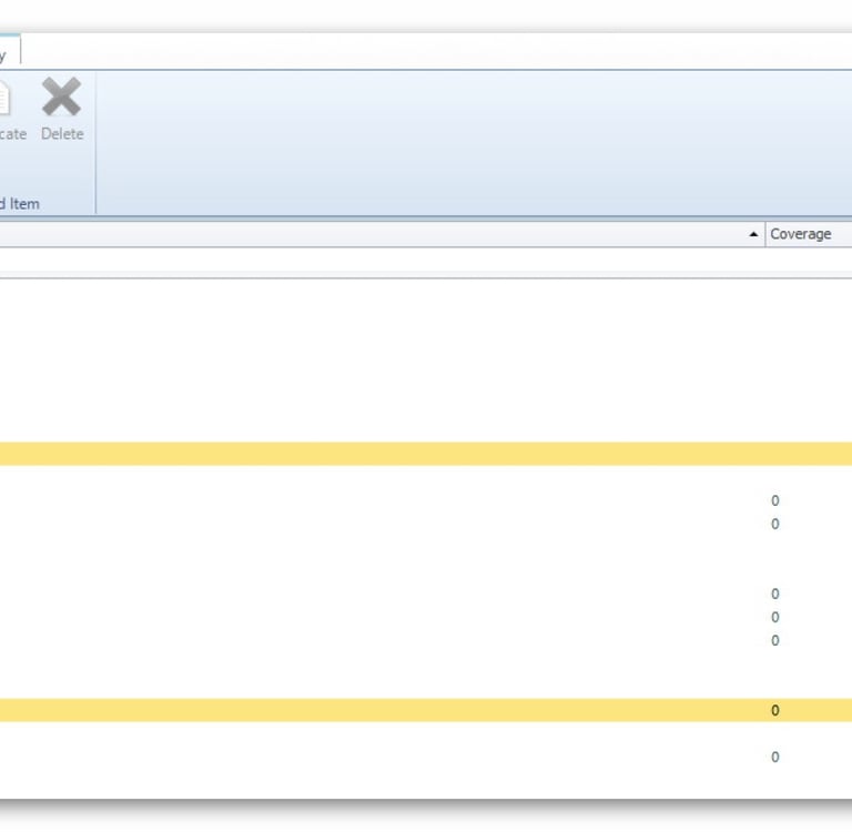 a computer screen showing a list of items in a computer screen