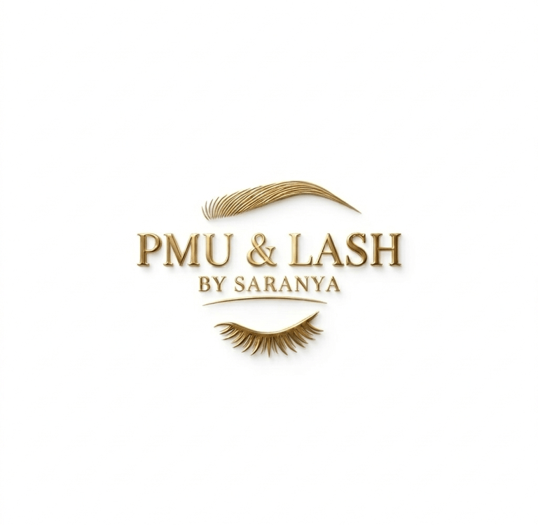 Logo PMU & Lash by Saranya - High-end PMU en Wimperstyling.
