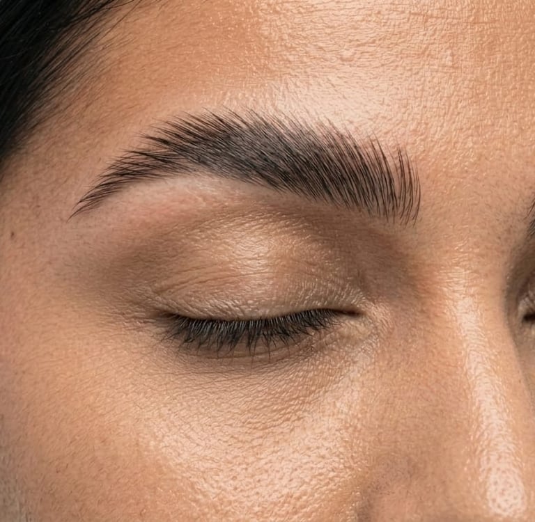 Brow Lamination voor symmetrische, volle wenkbrauwen – perfecte wenkbrauwstyling bij Saranya