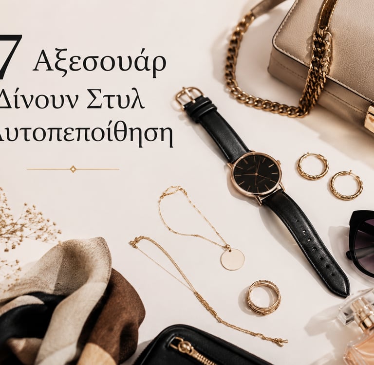 Αξεσουάρ που Δίνουν Στυλ και Αυτοπεποίθηση