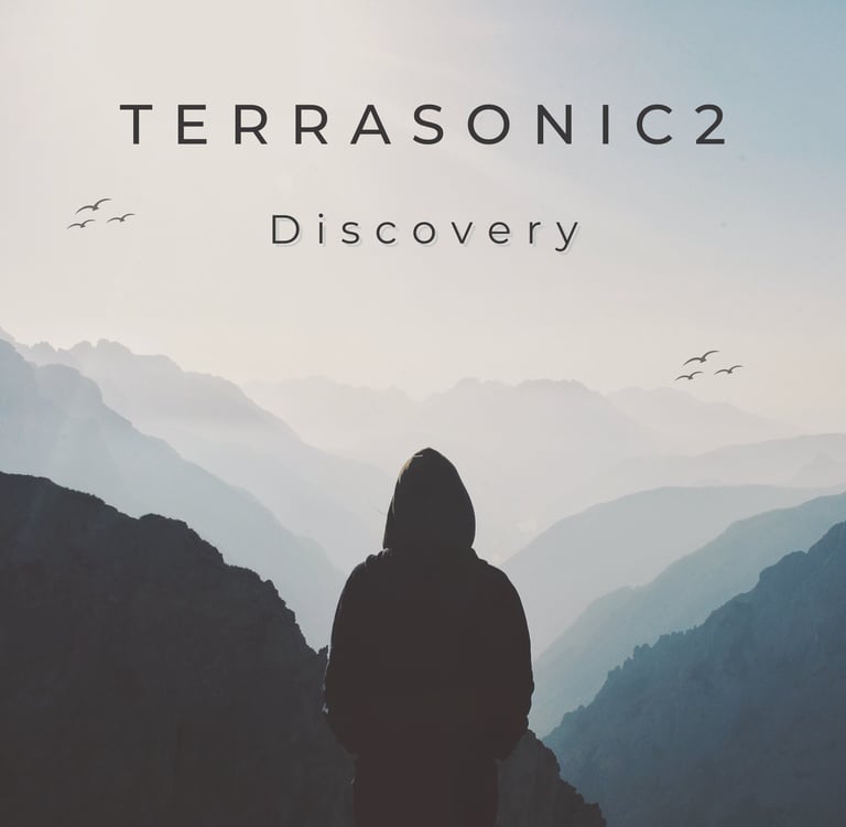 TerraSonic2 EP cover of 3-track EP 'Discovery'. Clocks, The Chain, Take On Me. Acoustic Rock Duo.