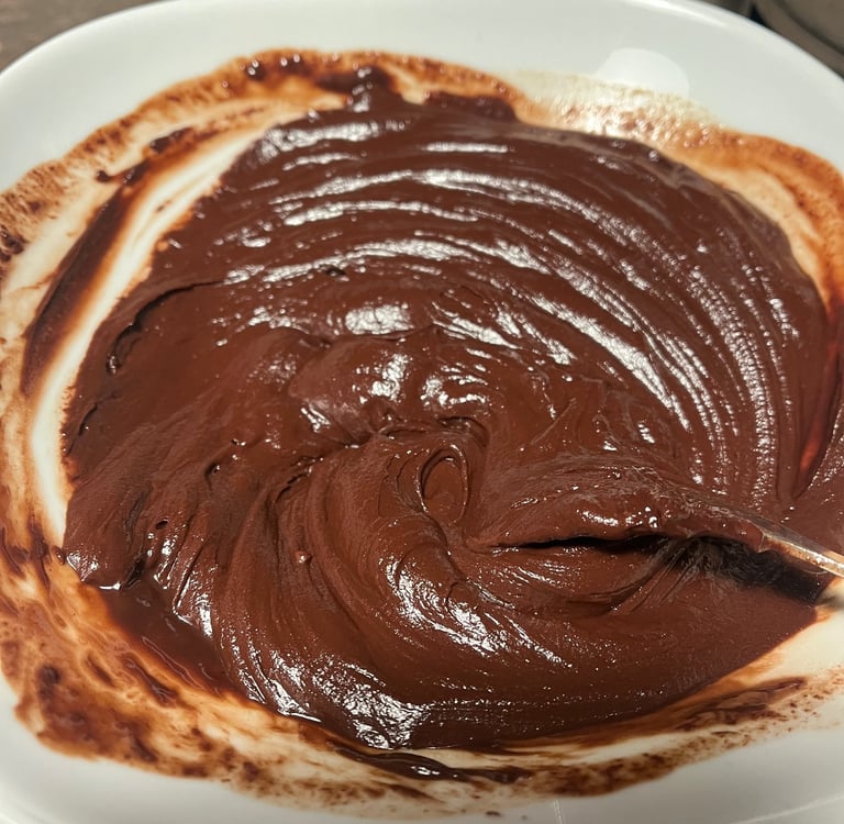 Chocolat fondu. Crédit photo Terres & Graines