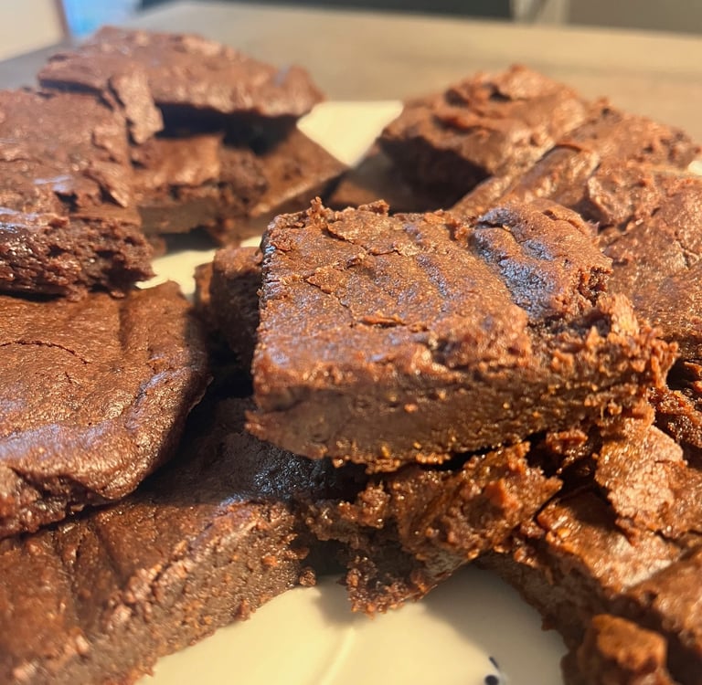 Brownie au chocolat et à la courge. Crédit photo Terres & Graines