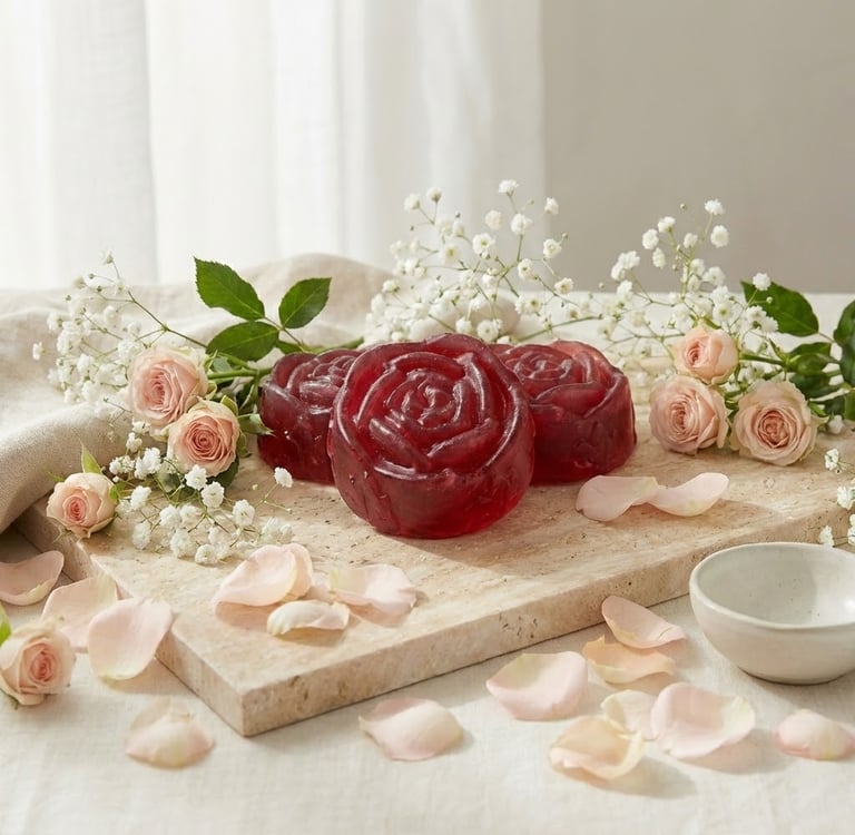 Handmade Floral Soap Collection by Plantika