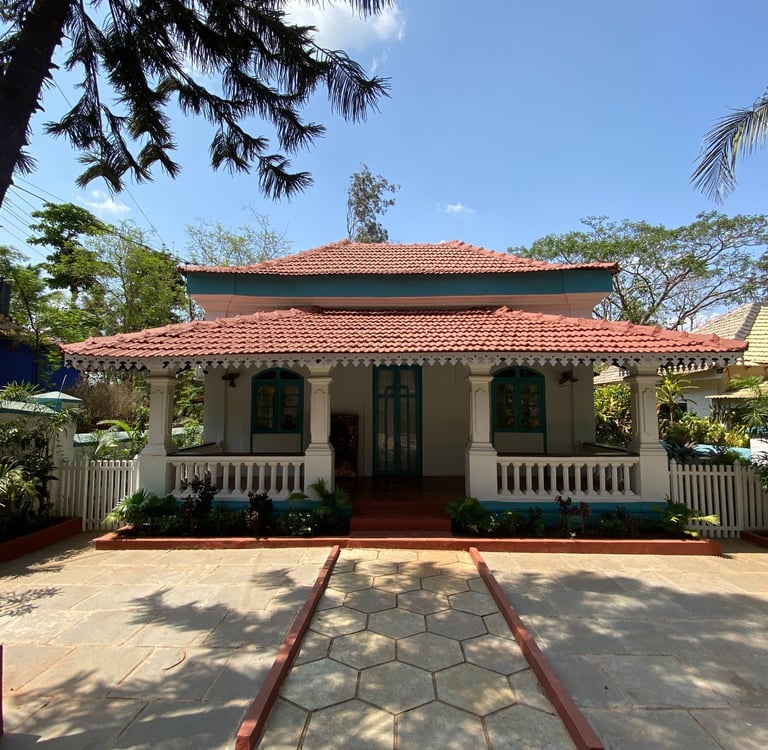 arti quinta, art villa Sangolda Goa India