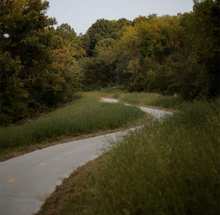 Photo of the trail taken by the Columbia Missourian