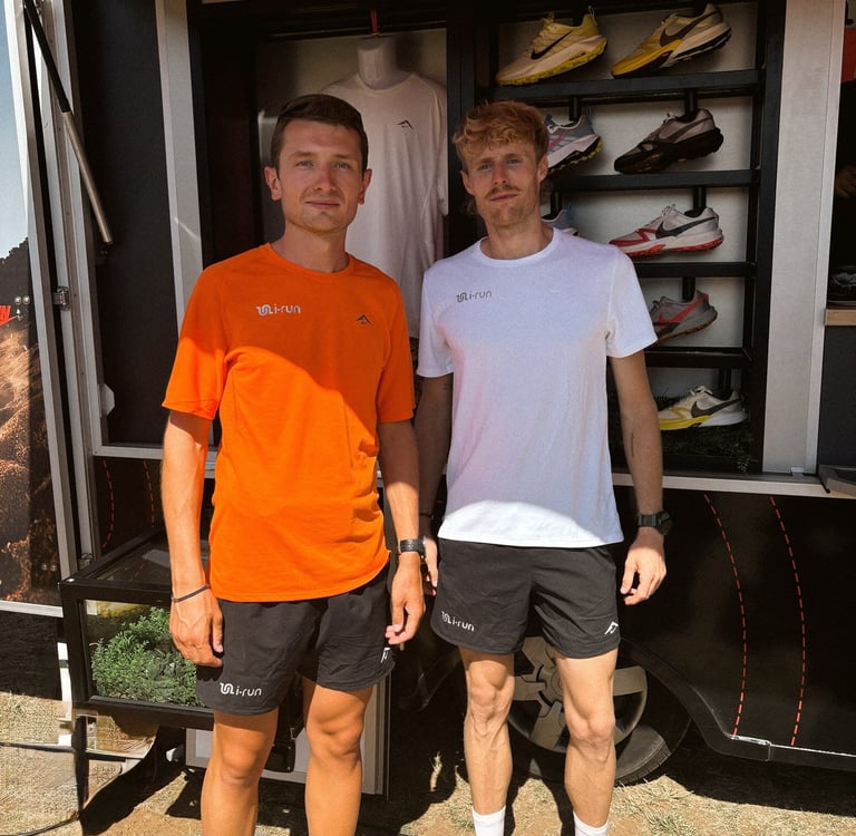 Coach Trail running de TiSomé Outdoor qui collaborent avec Nike et I-Run