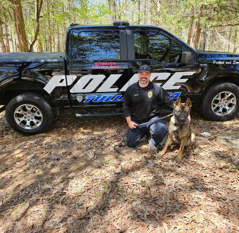 Officer Derek Bowles and OPK9 Nike Tullahoma PD TN