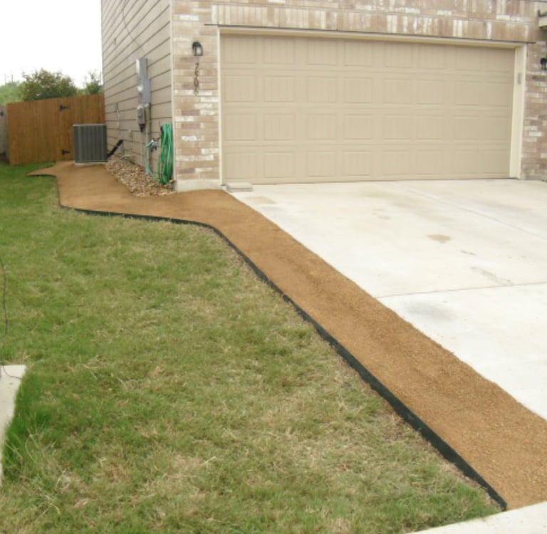 completed decomposed granite walkway 