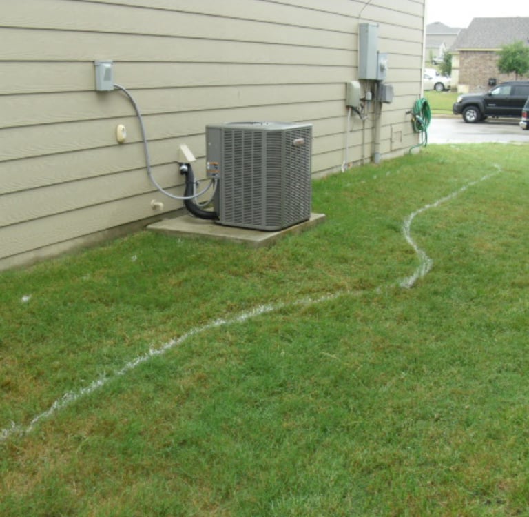 Before decomposed granite walkway 