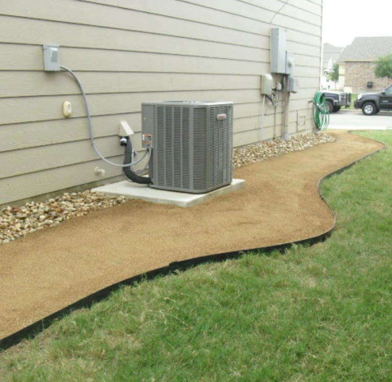 installed  decomposed granite walkway 